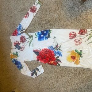 Floral Long Sleeve Dress